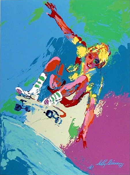 Leroy Neiman Skateboarder copy